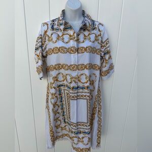 Tizzie Print Dress sz S